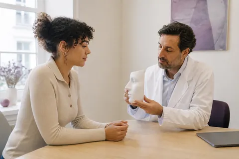 Rhinoplastie : illustration de consultation et d’information